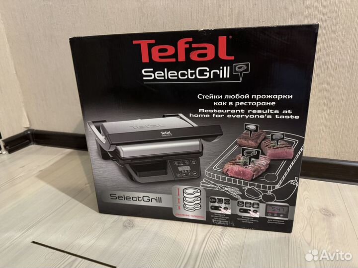 Электрогриль Tefal Select GC740B30 новый