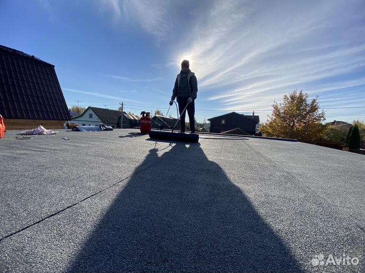 Кровельные работы (мягкая кровля)