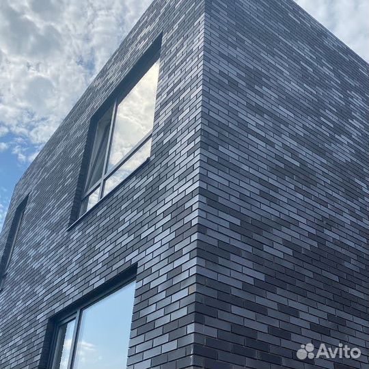 Кирпич лицевой Черный