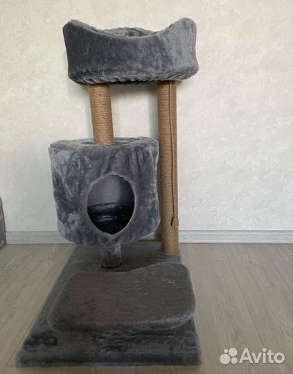 Когтеточка домик для кошки новый