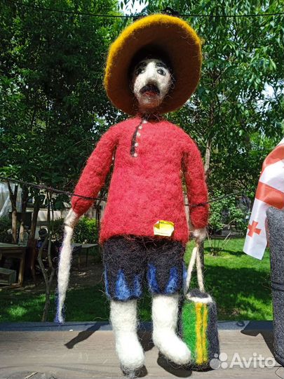 Кукла.Новые.Авторская ручная работашерстьвышлю и