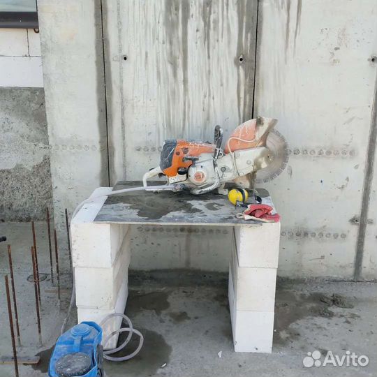 Алмазная резка проемов, демонтаж, отверстия