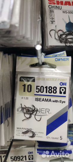 Крючки owner Япония в ассортименте