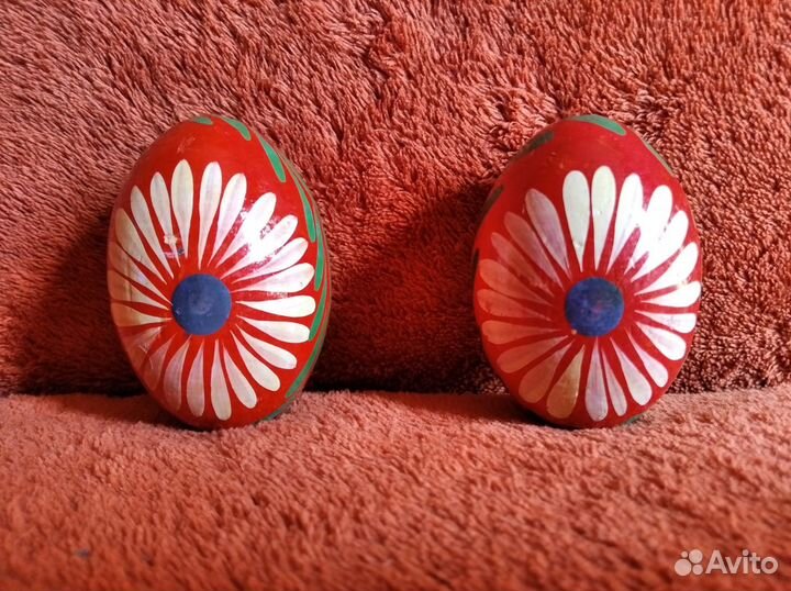 Яйца деревянные (СССР, 2 шт.)