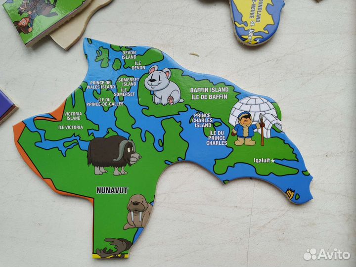 Пазлы детские деревянные Канада Canada