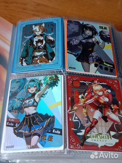 Карточки геншин коллекционные