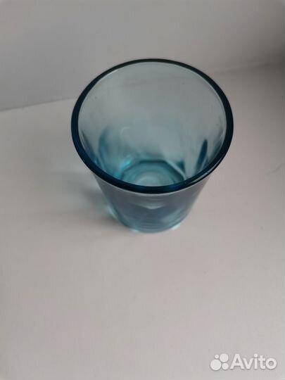 Стопка 90 мл купоросное стекло грани внутри