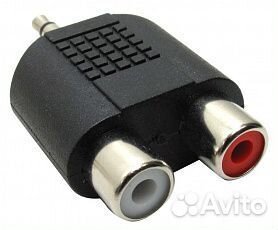 Переходник аудио hama 43359 Jack 3,5мм (M) -2xRCA