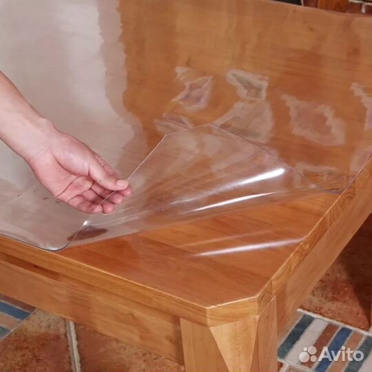 Защитная силиконовая плёнка на стол- гибкое стекло