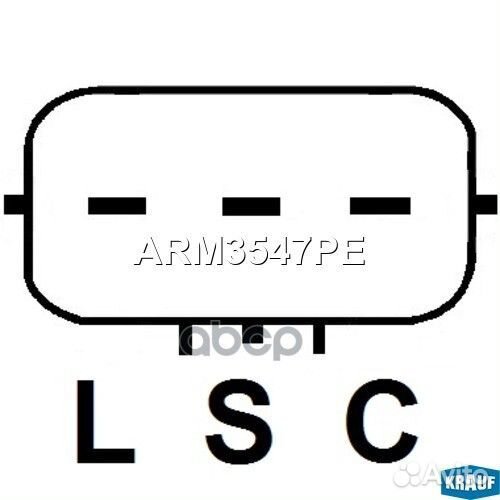 Регулятор генератора ARM3547PE Krauf