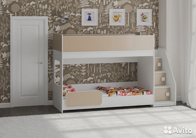 Детская двухярусная кровать
