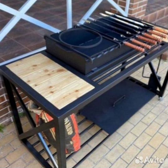 Мангал остров стальной