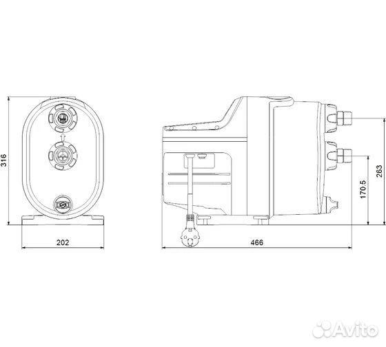 Насос Grundfos scala1 3-45 99530405