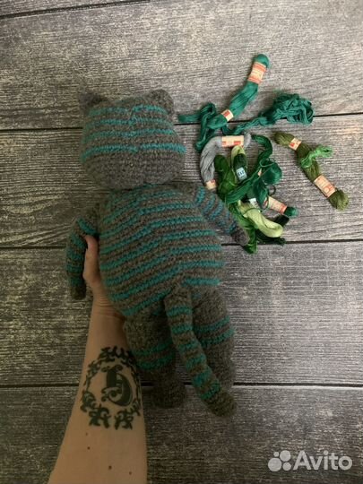 Чеширский кот вязаный