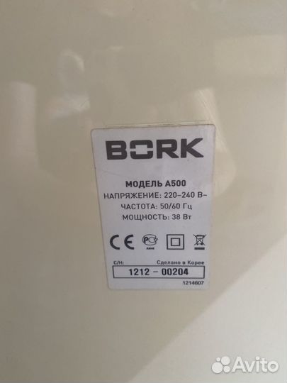 Очиститель воздуха bork