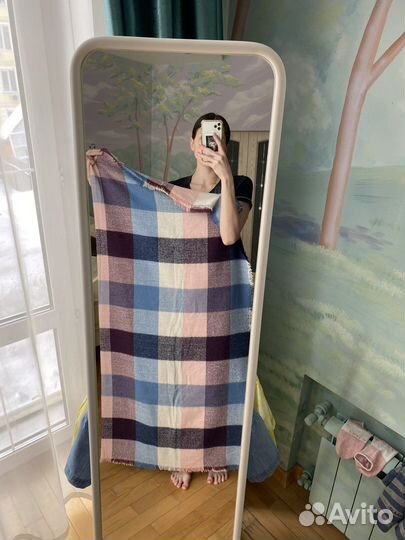 Большой шарф плед