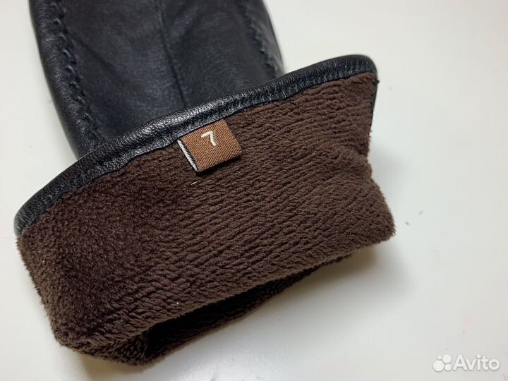 Перчатки женские кожаные