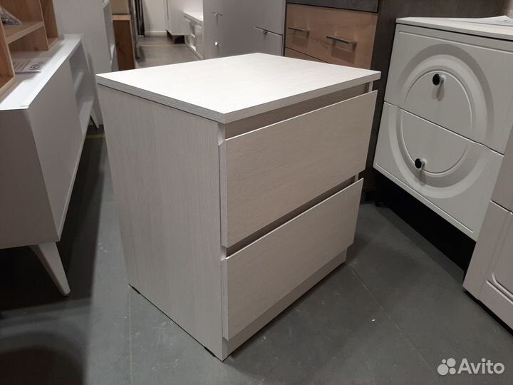 Тумба прикроватная 2 ящика анкор