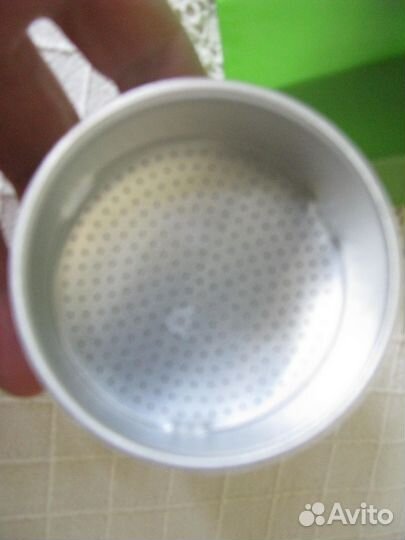 Гейзерная кофеварка Gnali&Zani зеленая новая