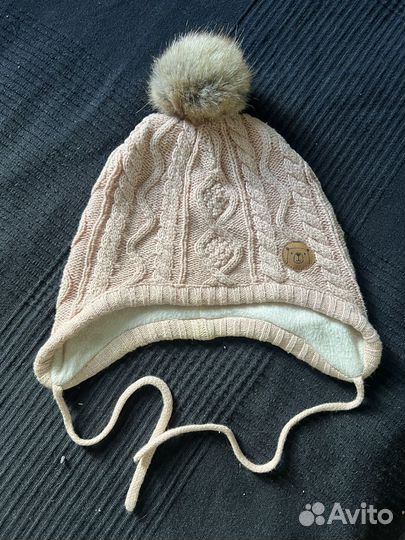 Шапка на флисе для девочки