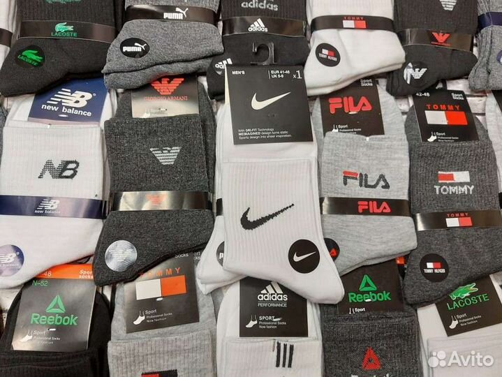 Носки Nike Adidas Puma Reebok