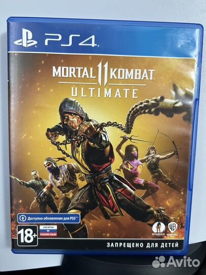 Mortal kombat 11 ultimate ps4 диск