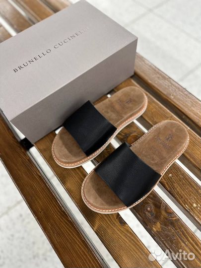 Шлепанцы мужские Brunello Cucinelli