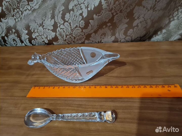 Хрустальная икорница