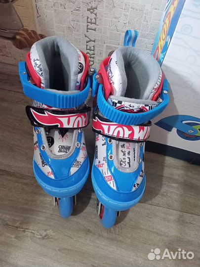 Роликовые коньки детские раздвижные