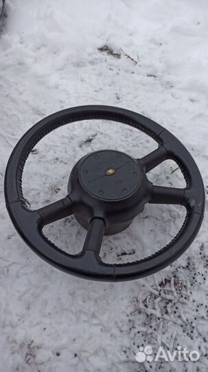 Руль Chrysler PT cruiser дорест черный с подушкой