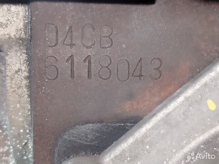 Двигатель Hyundai D4CB 2.5 CRDi, Euro3, 135-145лс