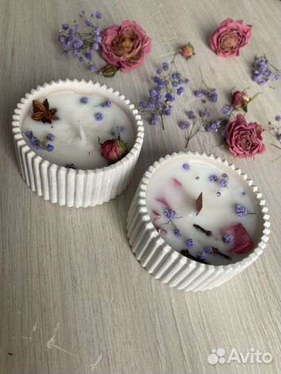 Свечи ручной работы аромо