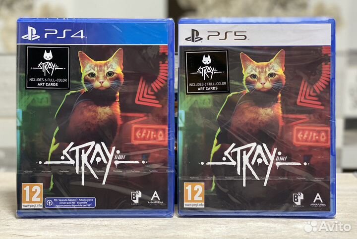 Диск Stray (Новый) для Sony PS4 / PS5