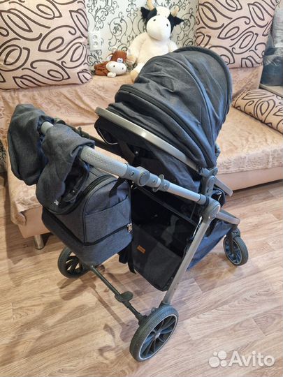 Коляска luxmom 3 в 1 v8 б/у