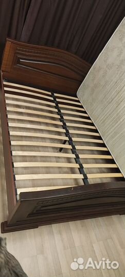 Кровать двухспальная с матрасом 160 200 бу