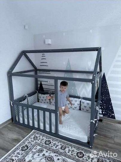 Детская кровать напольная Монтессори