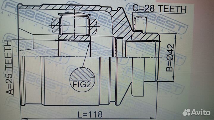 Внутренний Гранат Mitsubishi Space Wagon