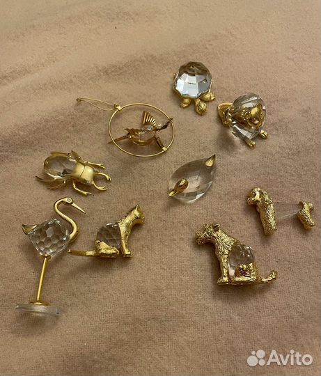 Коллекционные фигурки с кристаллами Swarovski