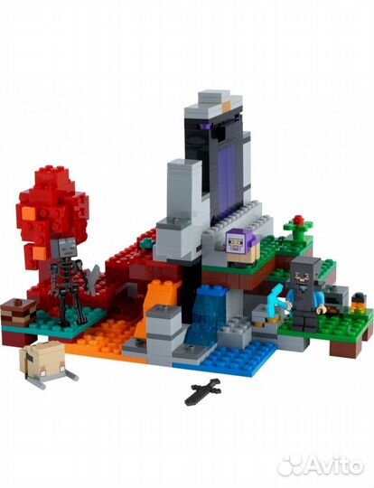 Lego Minecraft 21172 Разрушенный портал