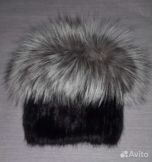 Шапка норковая женская