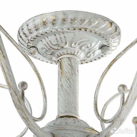 Люстра металл и стекло классика