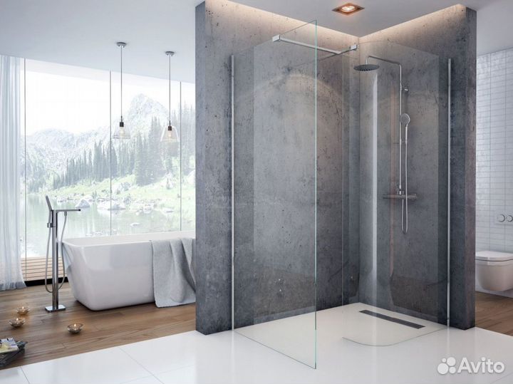 Ограждения для душа с раздвижными дверями