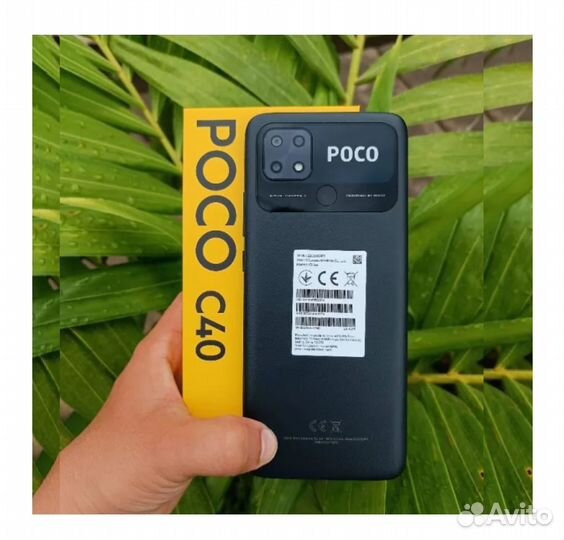 Xiaomi Poco C40, 4/64GB, черный, новый