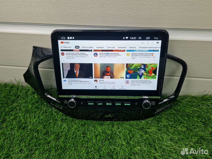 Магнитола Андроид Тесла Лада Веста 10.3 дюйма