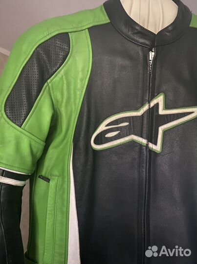 Мотокуртка кожаная alpinestar