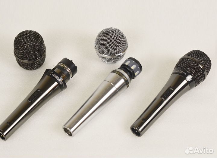 Микрофон вокальный Shure с выключателем и без