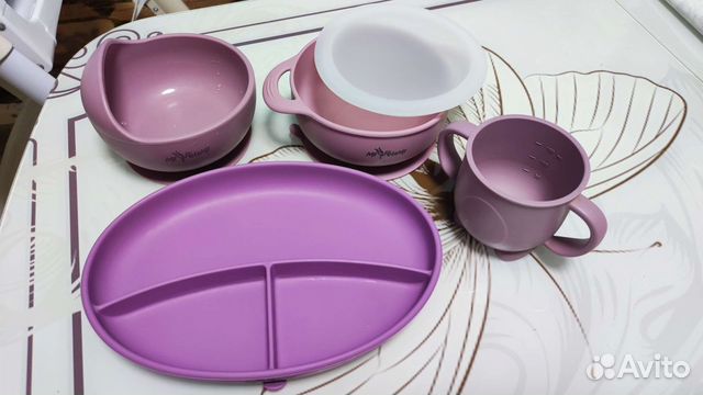 Силиконовая детская посуда Miyoumi