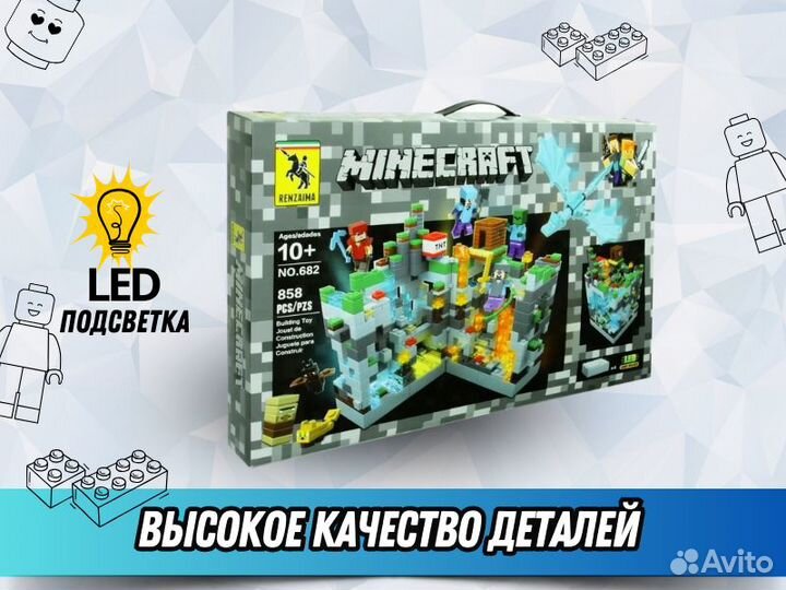 Конструктор lego minecraft Горные Джунгли