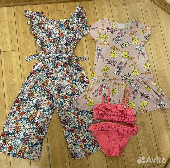 Пакет вещей Next, H&M, Zara, Mothercare на 4-5 лет