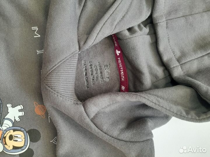 Толстовка Disney Primark 6-9мес